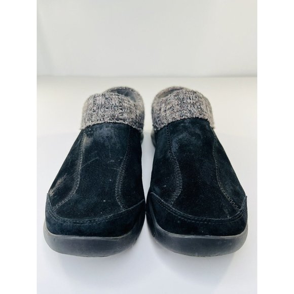 Dansko Eartha Black Suede Leather Clog Mule Shoes EUR 40 Women’s US Size 9.5-10 - Picture 2 of 6